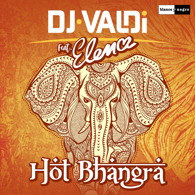 DJ Valdi ft. featuring Elena Hot Bhangra cover artwork
