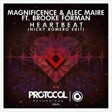 Magnificence & Alex Maire featuring Brooke Forman — Heartbeat (Nicky Romero Edit) cover artwork