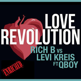 Levi Kreis featuring QBoy — Love Revolution cover artwork