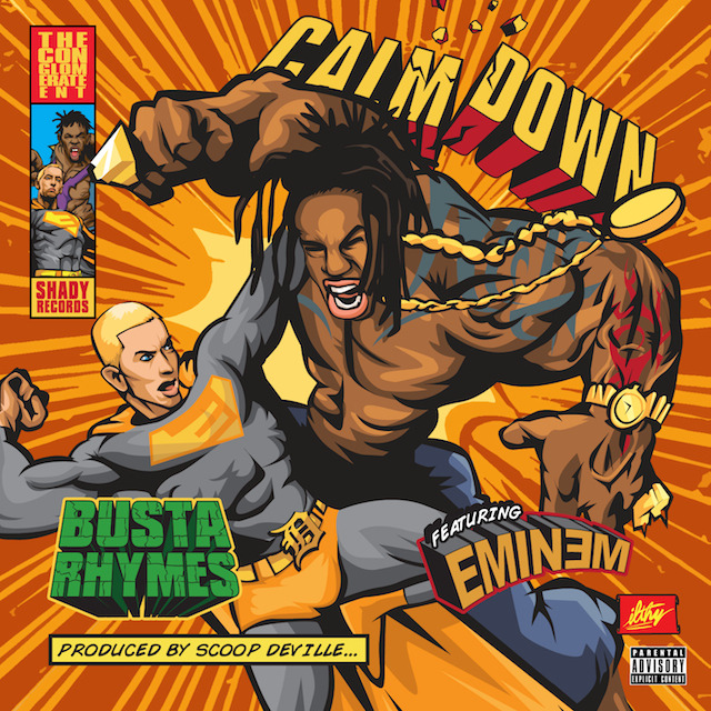 Busta Rhymes featuring Eminem — Calm Down cover artwork