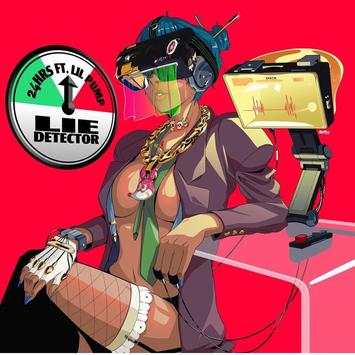 24hrs featuring Lil Pump — Lie Detector cover artwork