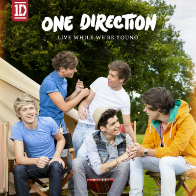 One Direction Live While We&#039;re Young cover artwork