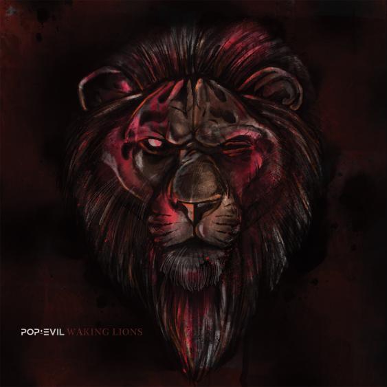 Pop Evil Waking Lions cover artwork