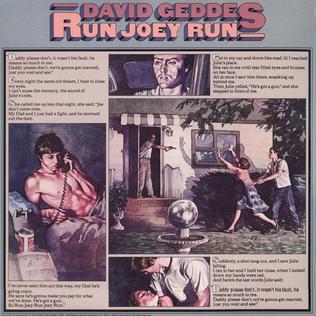 David Geddes — Run Joey Run cover artwork