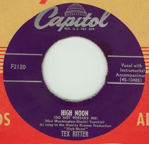 Tex Ritter — High Noon (Do Not Forsake Me) cover artwork