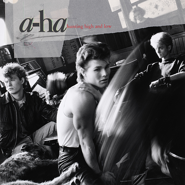 a-ha Hunting High and Low cover artwork