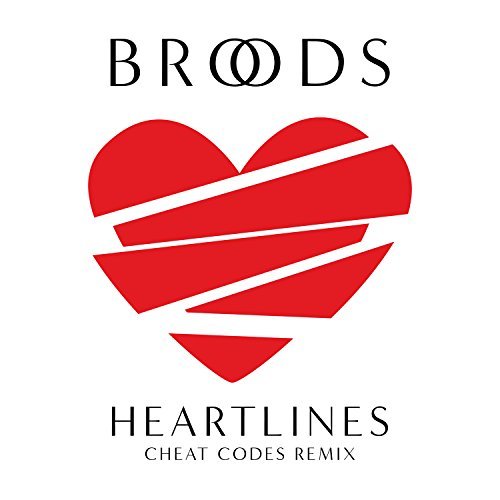BROODS — Heartlines (Cheat Codes Remix) cover artwork