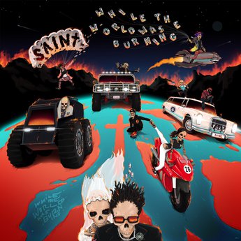 SAINt JHN — Back on the ledge cover artwork