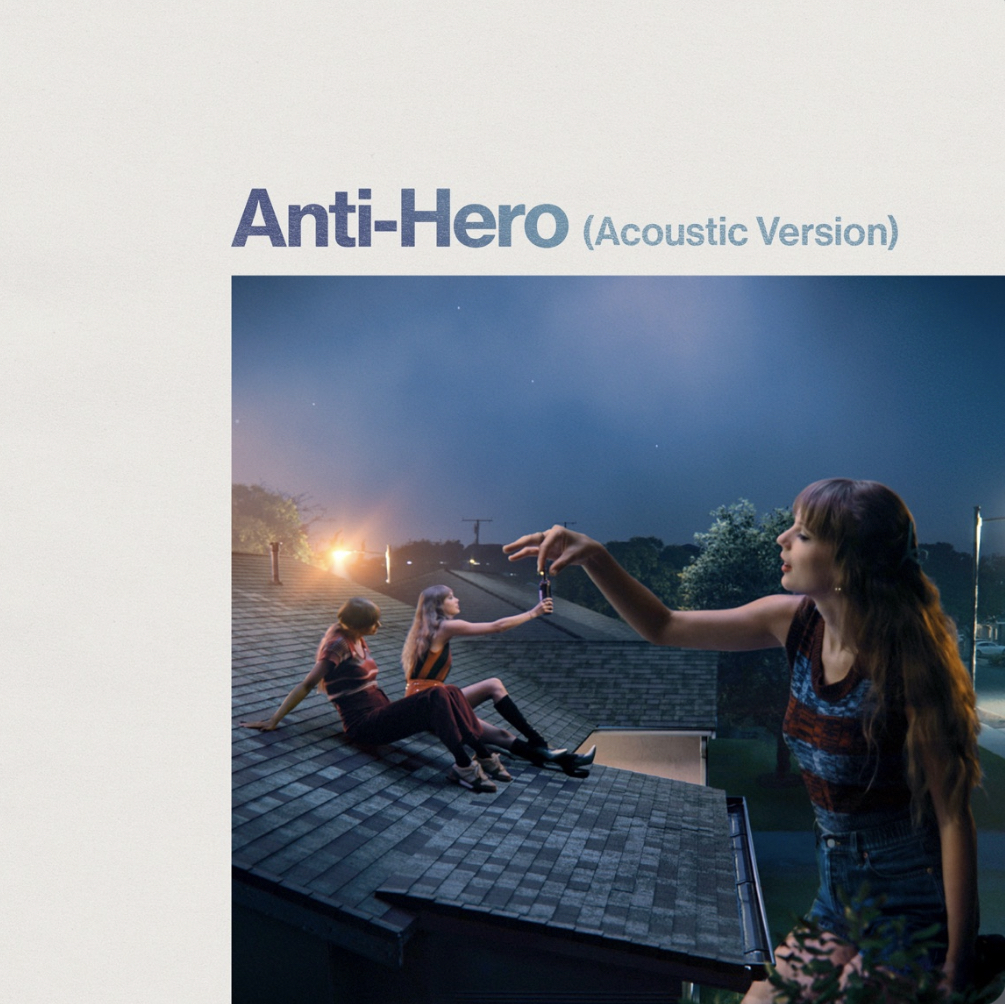 Taylor Swift Anti-Hero (Acoustic Version) cover artwork