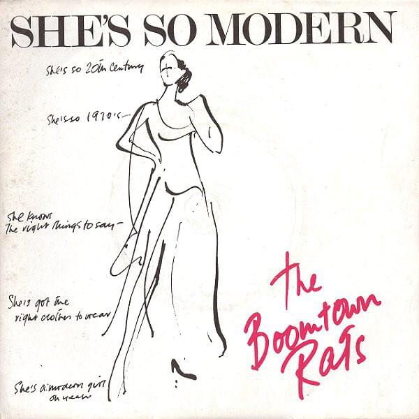 The Boomtown Rats — She&#039;s So Modern cover artwork