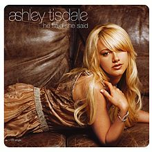 Ashley Tisdale He Said She Said cover artwork