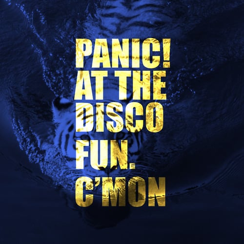 Panic! At The Disco featuring fun — C&#039;mon cover artwork