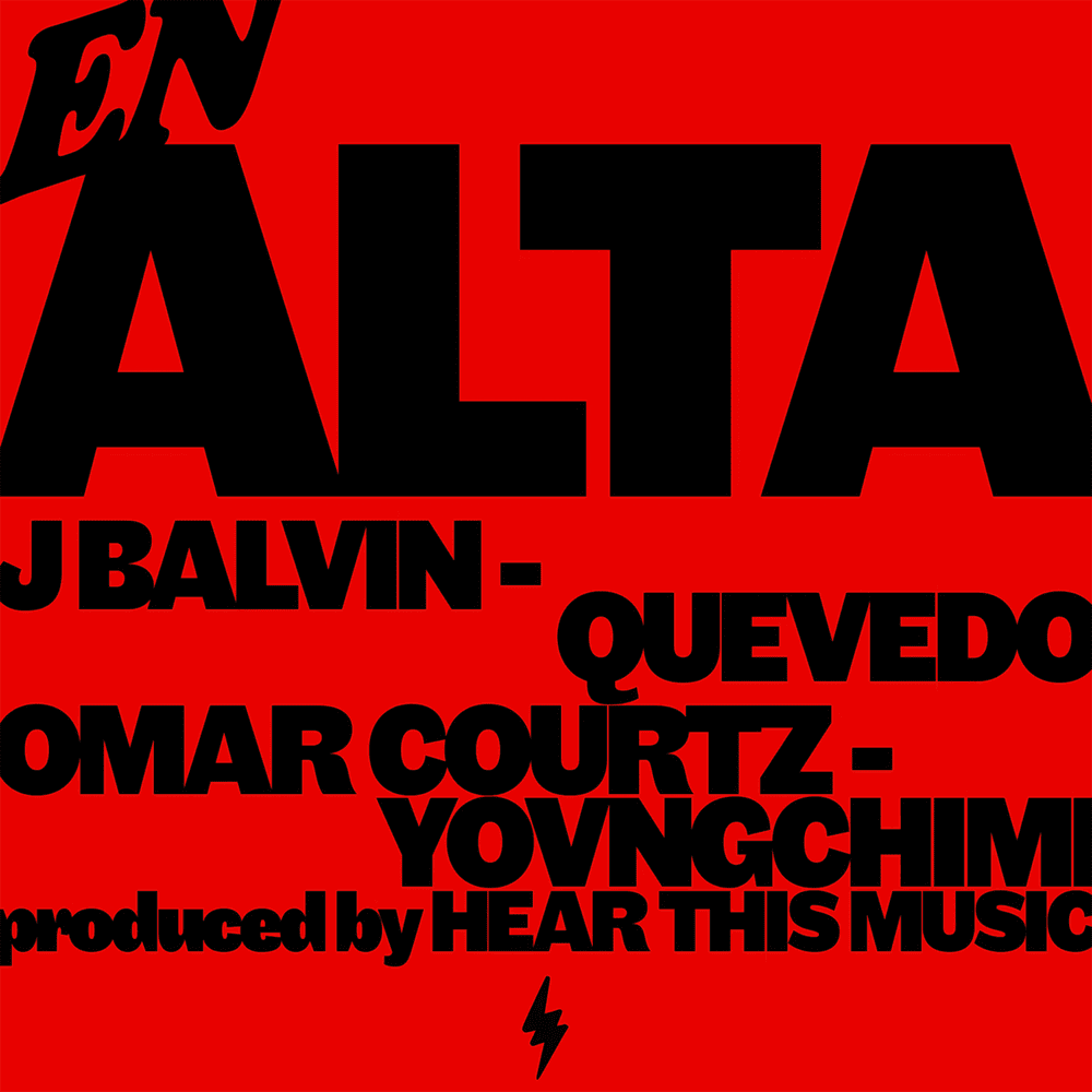 J Balvin & Quevedo — En Alta cover artwork