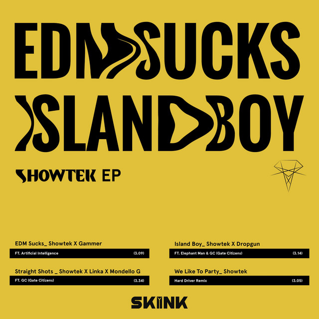 Showtek & Dropgun featuring Elephant Man & GC — Island Boy cover artwork