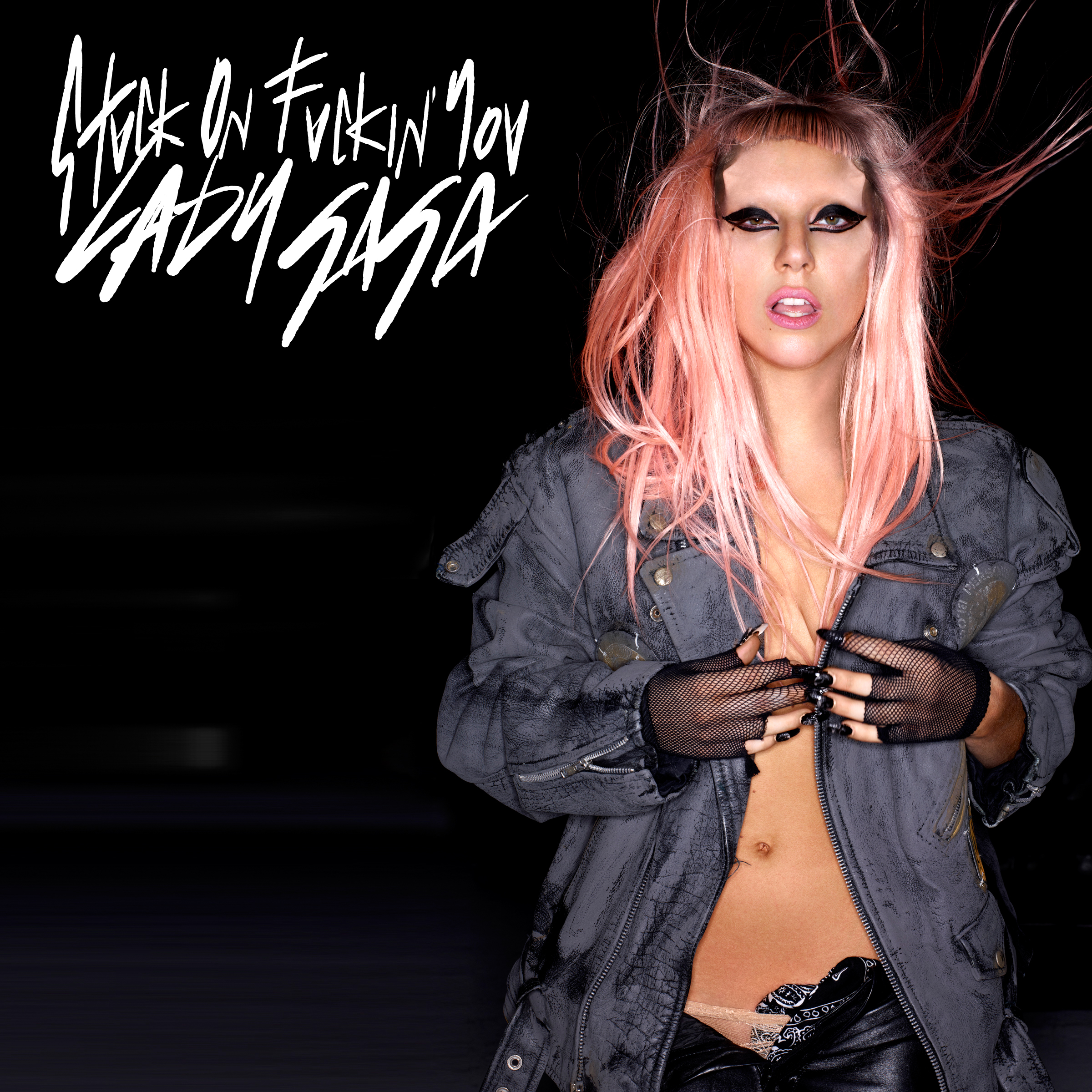 Lady Gaga — Stuck on Fuckin&#039; You cover artwork