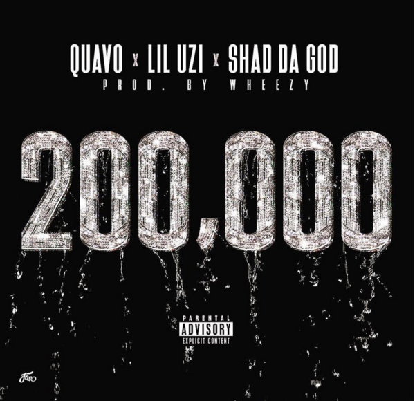 Quavo featuring Lil Uzi Vert & Shad Da God — 200,000 cover artwork
