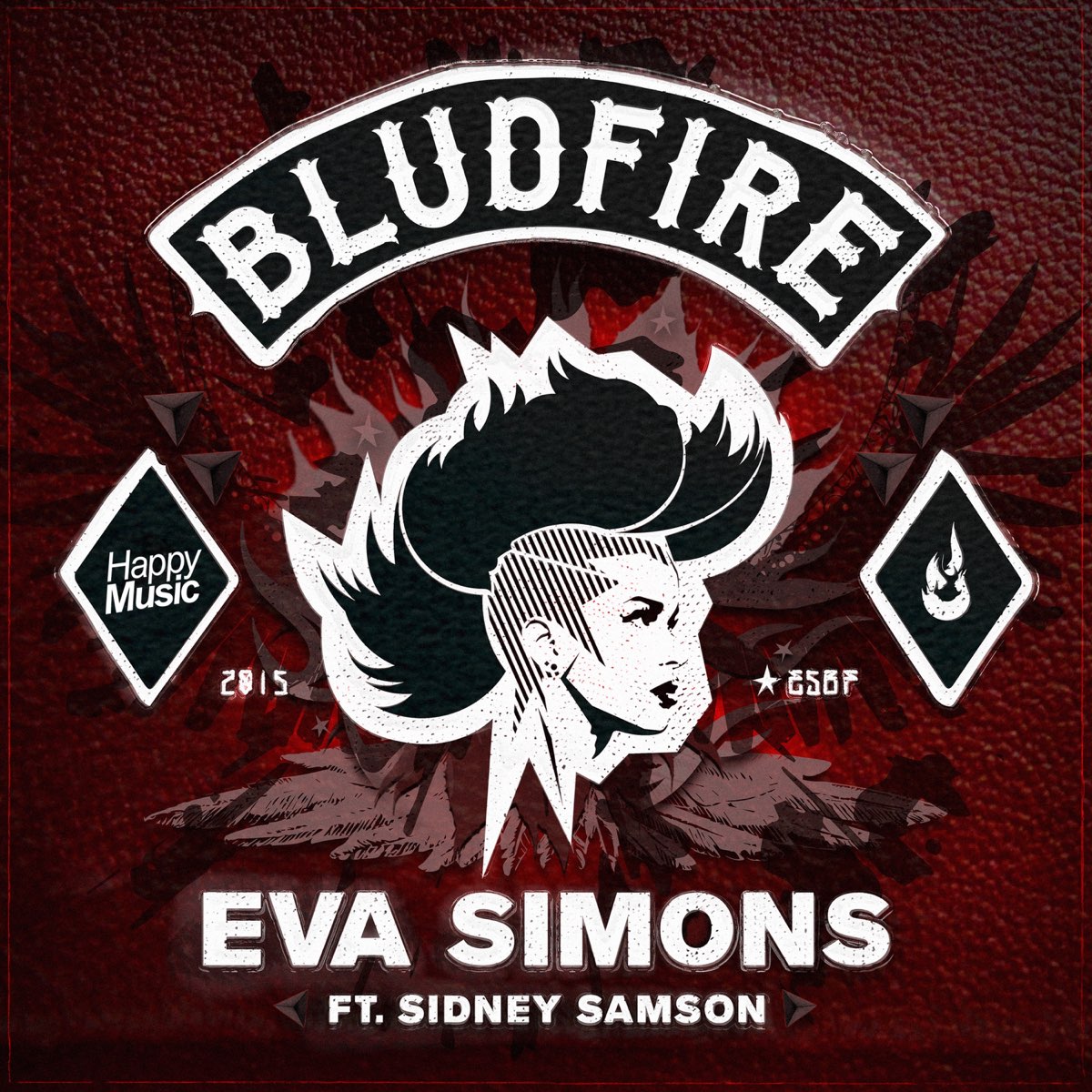 Eva Simons featuring Sidney Samson — Bludfire cover artwork