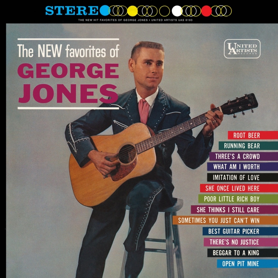George Jones The New Favorites of George Jones cover artwork