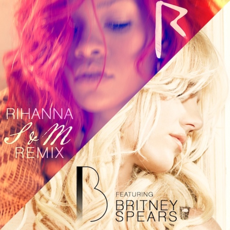 Rihanna ft. featuring Britney Spears S&amp;M (Remix) cover artwork