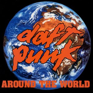Daft Punk Around the World cover artwork