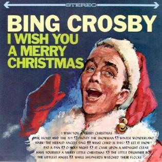 Bing Crosby I Wish You a Merry Christmas cover artwork
