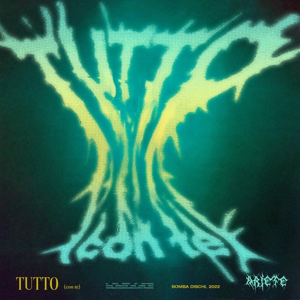 ARIETE — TUTTO (Con Te) cover artwork