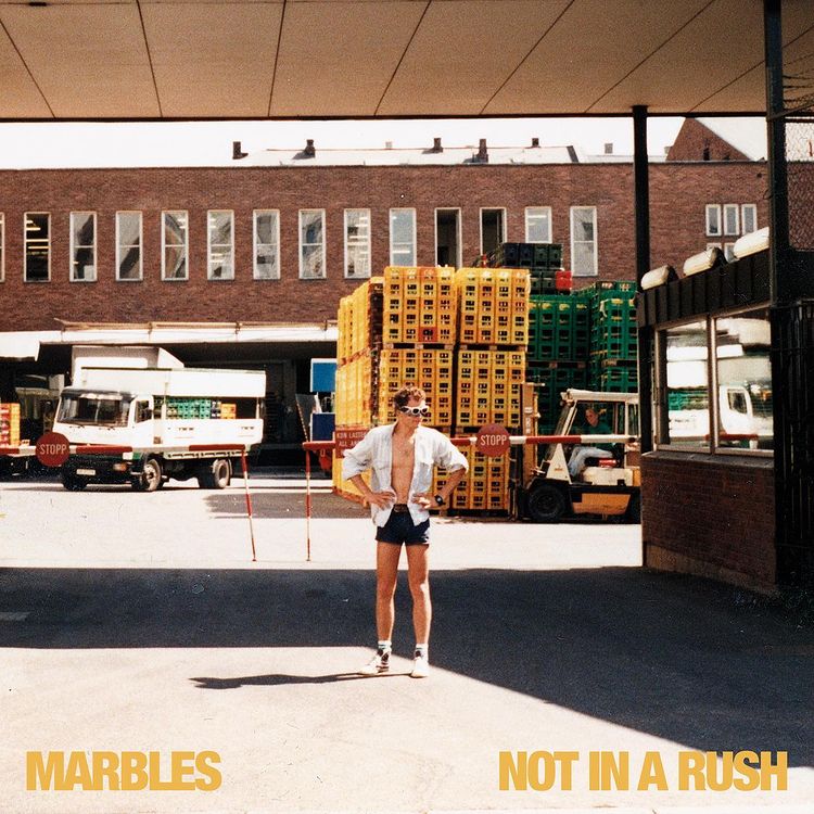 MARBLES — Not in a Rush cover artwork
