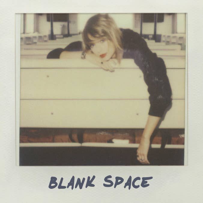 Taylor Swift — Blank Space cover artwork