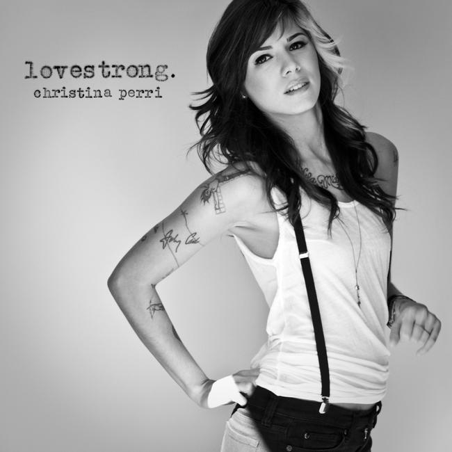 Christina Perri lovestrong. cover artwork