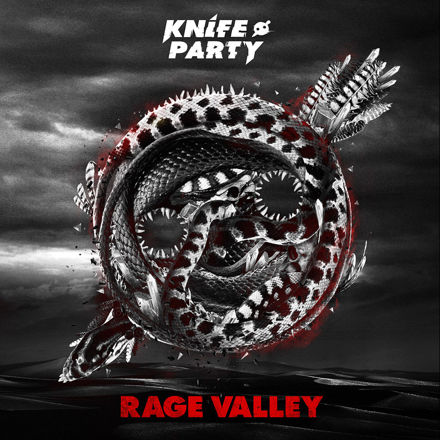 Knife Party Rage Valley EP cover artwork