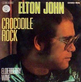 Elton John Crocodile Rock cover artwork