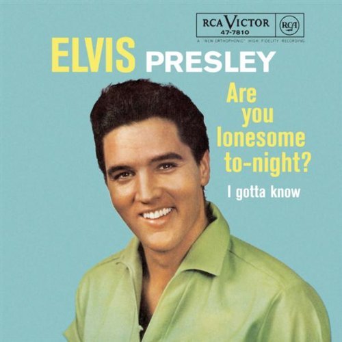 Elvis Presley Are You Lonesome Tonight? cover artwork
