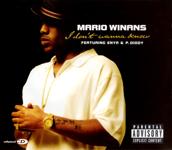Mario Winans ft. featuring Enya & Diddy I Don&#039;t Wanna Know cover artwork