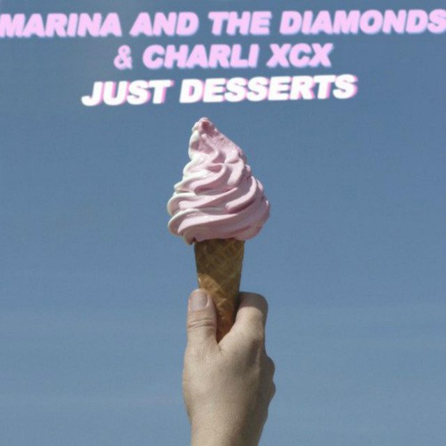 MARINA & Charli XCX Just Desserts cover artwork