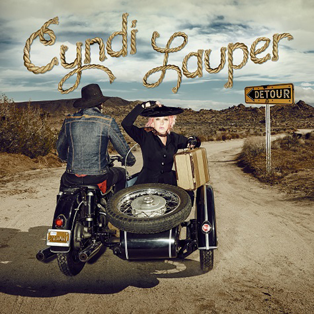 Cyndi Lauper Detour cover artwork