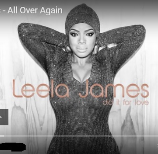Leela James All Over Again cover artwork