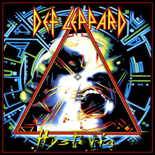 Def Leppard — Hysteria cover artwork