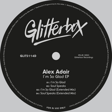 Alex Adair — I&#039;m So Glad cover artwork