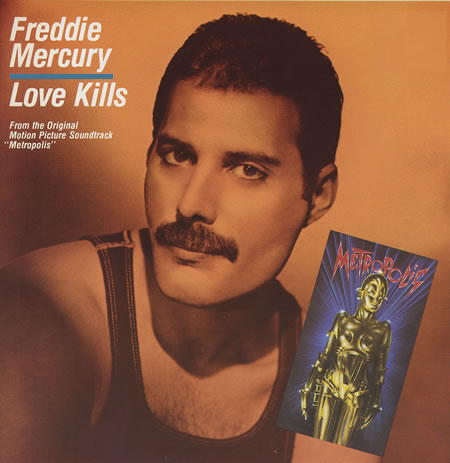 Freddie Mercury Love Kills cover artwork