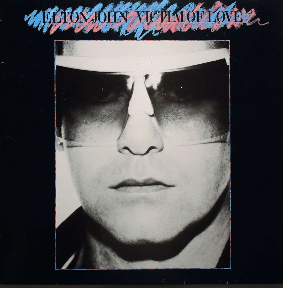 Elton John Victim of Love cover artwork