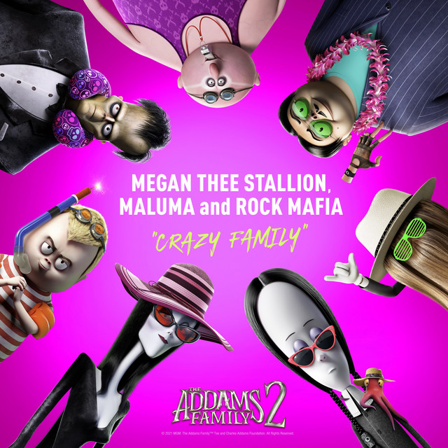 Megan Thee Stallion, Maluma, & Rock Mafia Crazy Family cover artwork