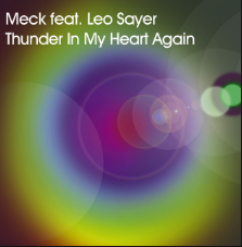 Meck featuring Leo Sayer — Thunder In My Heart Again cover artwork