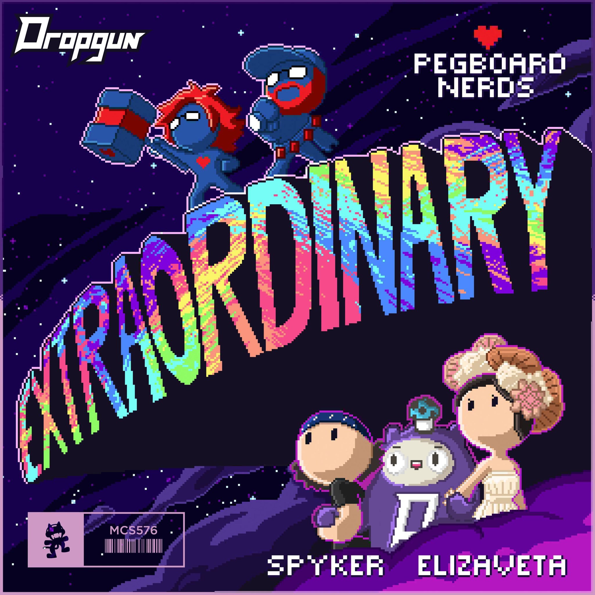 Pegboard Nerds & Spyker ft. featuring Elizaveta Extraordinary (Dropgun Remix) cover artwork