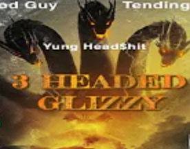 Hood Guy, Tending Bike, & Yung Head$hit 3 HEADED GLIZZY cover artwork