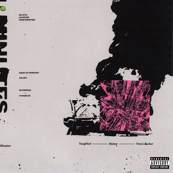 YUNGBLUD & Halsey featuring Travis Barker — 11 Minutes cover artwork