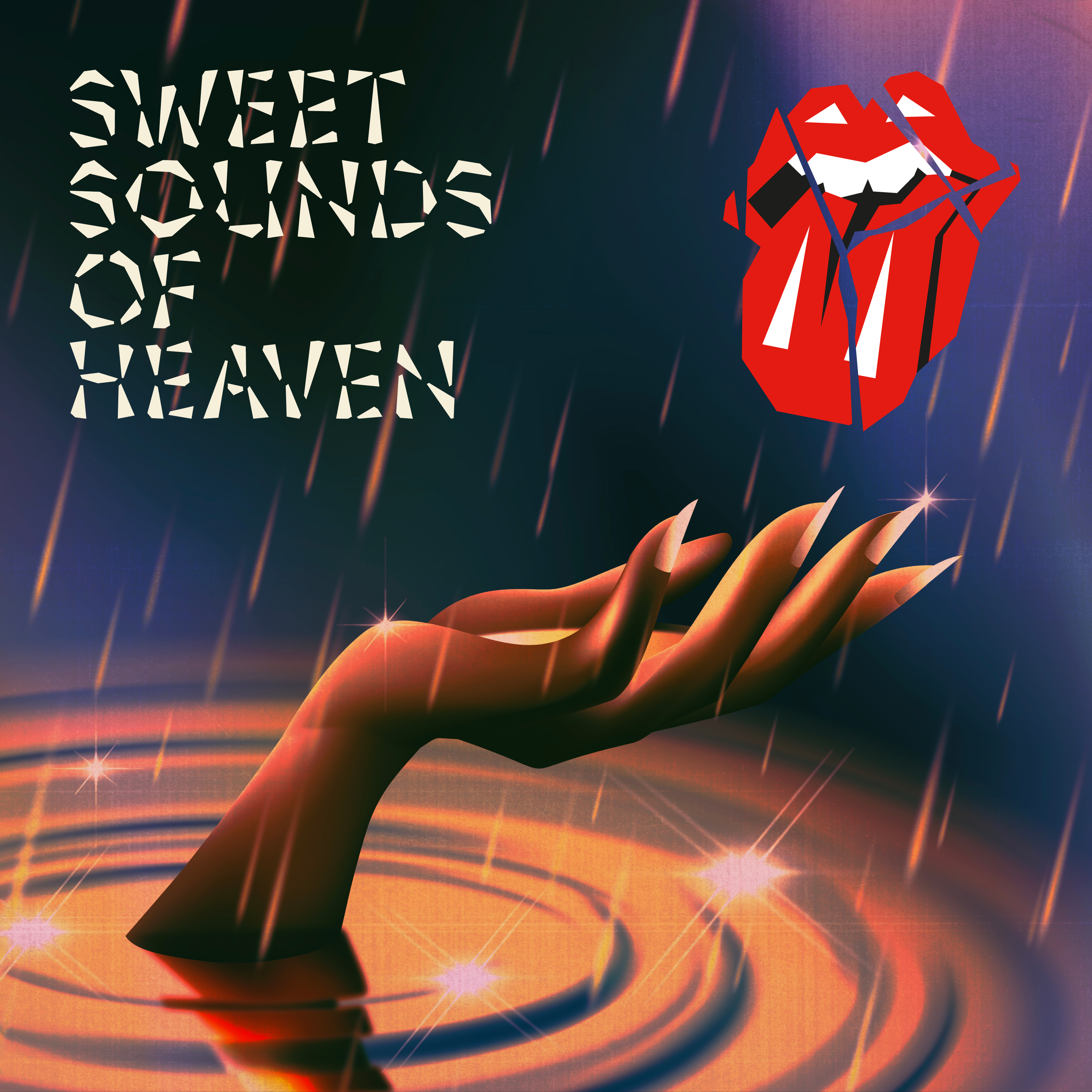 The Rolling Stones featuring Lady Gaga — Sweet Sounds of Heaven cover artwork