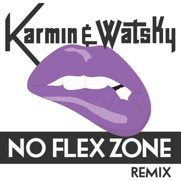 Karmin & Watsky No Flex Zone (Remix) cover artwork