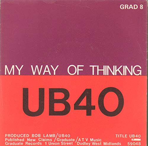 UB40 — My Way of Thinking cover artwork