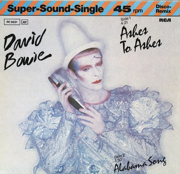 David Bowie — Ashes To Ashes cover artwork
