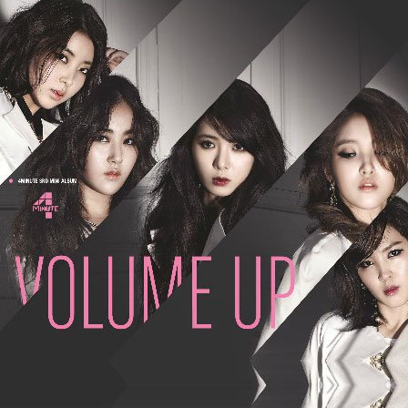 4Minute Volume Up cover artwork